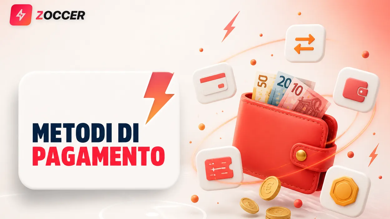 Metodi di pagamento Zoccer